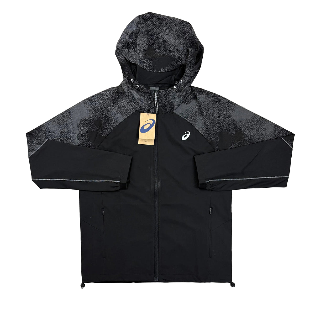 ASICS REFLECTIVE WINDRUNNER JACKET - BLACK