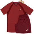 ASICS ROAD CORE TOP & CORE SHORTS - MAROON