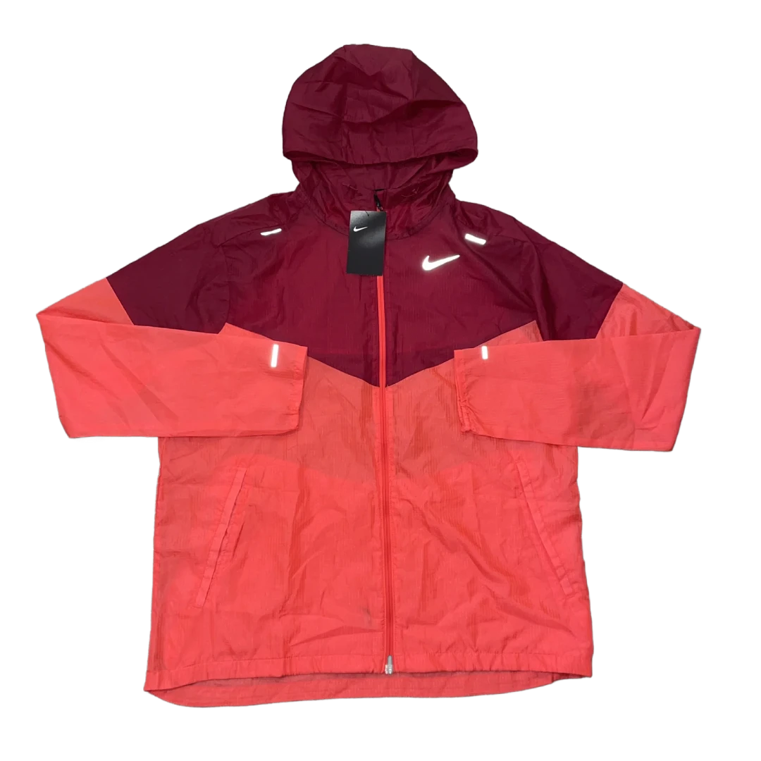 NIKE CONTRAST WINDRUNNER - MAROON / CRIMSON RED