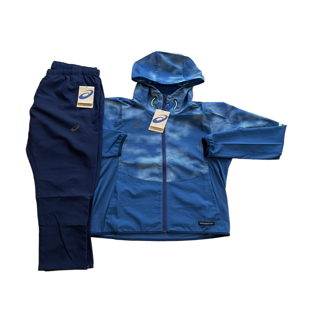 ASICS DISTORTED TRACKSUIT - BLUE