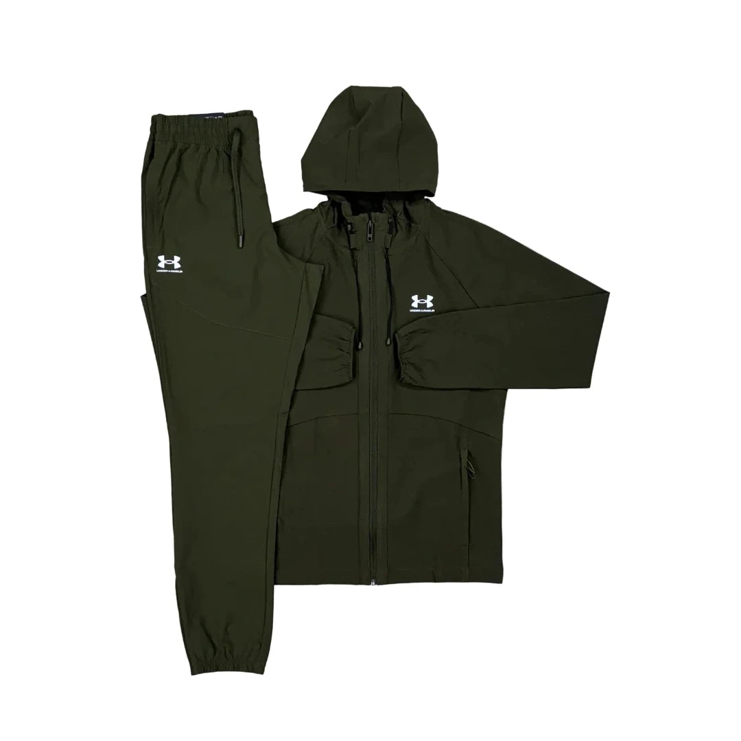 UNDER ARMOUR - WOVEN TRACKSUIT KHAKI