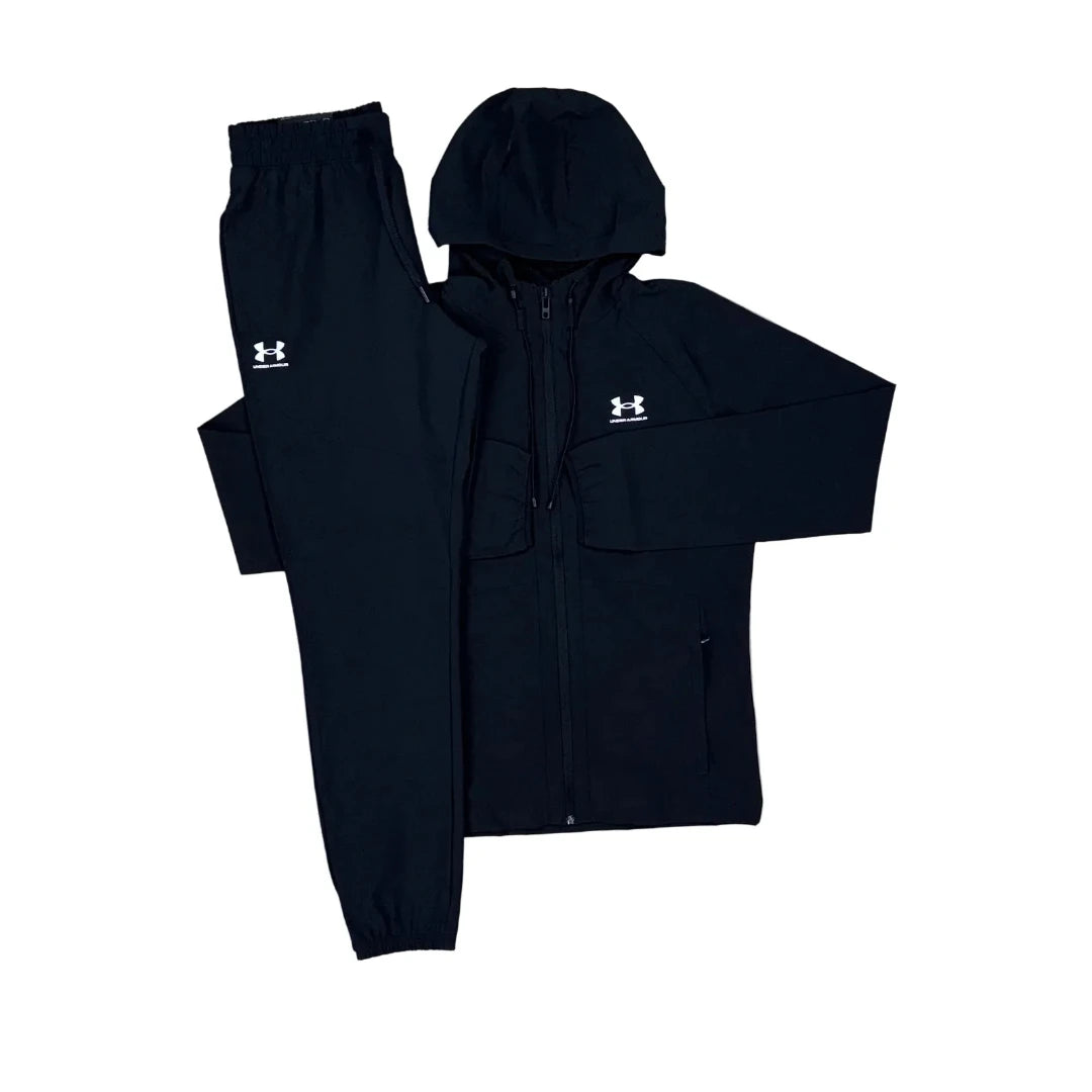 UNDER ARMOUR - WOVEN TRACKSUIT BLACK