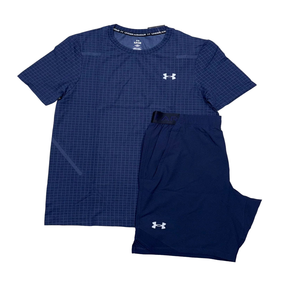 Under Armour Navy Set- T shirt / Shorts