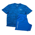 Under Armour Blue Tech Pixel Woodmark Short Set